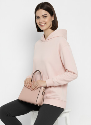 Alan Jones Full Sleeve Solid Women Sweatshirt