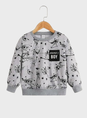 Mimmy Kids Full Sleeve Printed Baby Boys & Baby Girls Sweatshirt