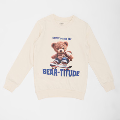 Pantaloons Junior Full Sleeve Solid Boys Sweatshirt