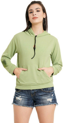 Modiza Full Sleeve Solid Women Sweatshirt