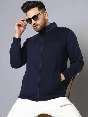 AUSK Full Sleeve Solid Men Sweatshirt