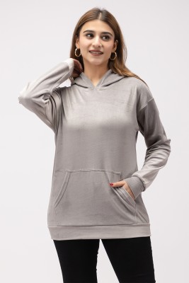 HILFIRE REGION Full Sleeve Solid Women Sweatshirt