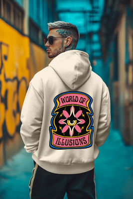 Veirdo Full Sleeve Graphic Print Men Sweatshirt