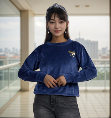 NEYSA Full Sleeve Printed Girls Sweatshirt