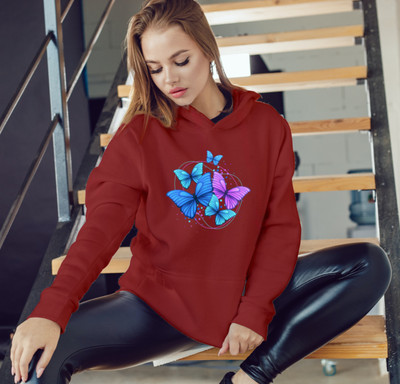 Povaxpo Full Sleeve Graphic Print Women Sweatshirt