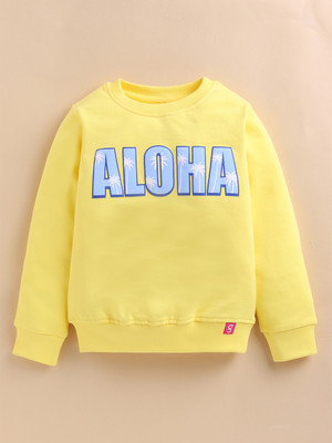 Ginie Full Sleeve Printed Girls Sweatshirt
