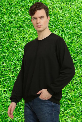 SPOWEARY Full Sleeve Solid Men Sweatshirt
