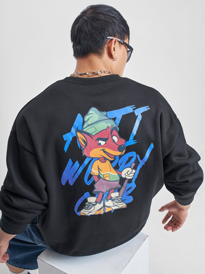 HIGHLANDER Full Sleeve Solid Men Sweatshirt