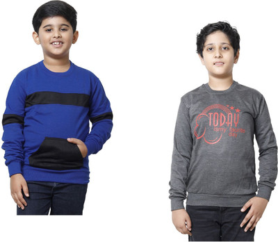 MT FASHION Full Sleeve Printed Boys Sweatshirt