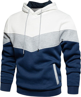 TAZO Full Sleeve Color Block Men Sweatshirt