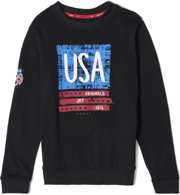 JOCKEY Full Sleeve Printed Boys Sweatshirt