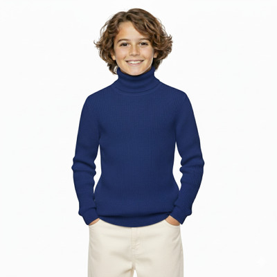 Clothify Full Sleeve Self Design Boys Sweatshirt