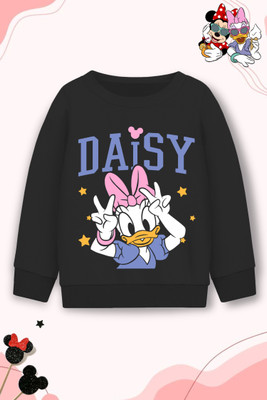 DISNEY BY MISS & CHIEF Full Sleeve Printed Girls Sweatshirt