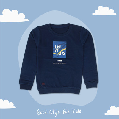 Color Hunt Full Sleeve Printed Boys Sweatshirt