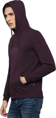 PicPok Full Sleeve Solid Men Sweatshirt