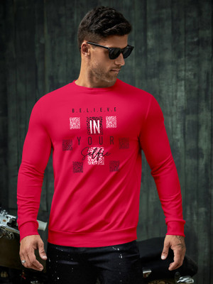 Trend Twist Full Sleeve Printed Men Sweatshirt