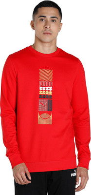 PUMA Full Sleeve Printed Men Sweatshirt