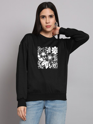 OBAAN Full Sleeve Printed Women Sweatshirt