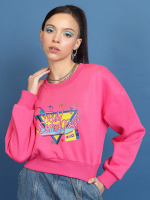Tokyo Talkies Full Sleeve Printed Women Sweatshirt