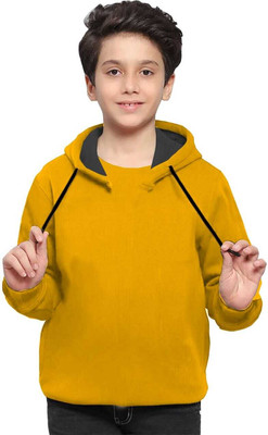 SKGarment Full Sleeve Solid Boys Sweatshirt