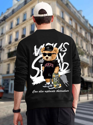 Manlino Full Sleeve Graphic Print Men Sweatshirt