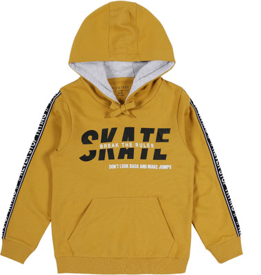Plum Tree Full Sleeve Solid Boys Sweatshirt