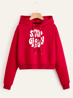 HOC Full Sleeve Graphic Print Women Sweatshirt