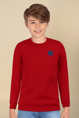 Allen Solly Full Sleeve Self Design Boys Sweatshirt