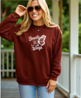 HouseOfCommon Full Sleeve Solid Women Sweatshirt