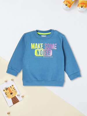 MAX Full Sleeve Printed Baby Boys Sweatshirt