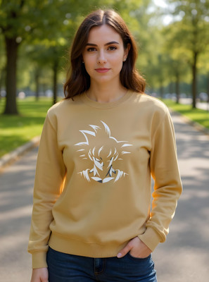 flyind Full Sleeve Printed Women Sweatshirt
