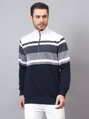 CANTABIL Full Sleeve Striped Men Sweatshirt