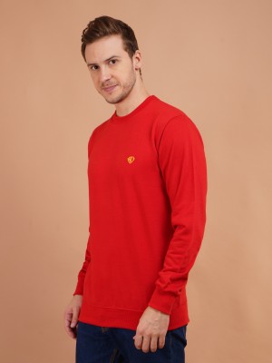 AAITHAN Full Sleeve Solid Men Sweatshirt