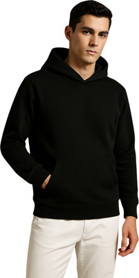 DIBBY Full Sleeve Solid Men Sweatshirt