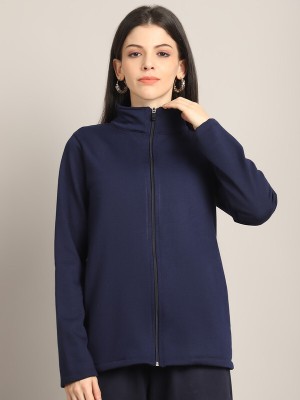 A nd J Full Sleeve Solid Women Sweatshirt