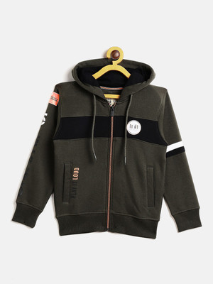 DUKE Full Sleeve Color Block Boys Sweatshirt