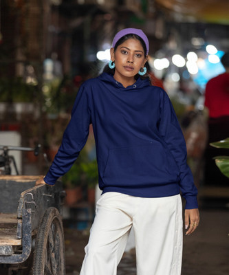 COLOR CAPITAL Full Sleeve Solid Women Sweatshirt