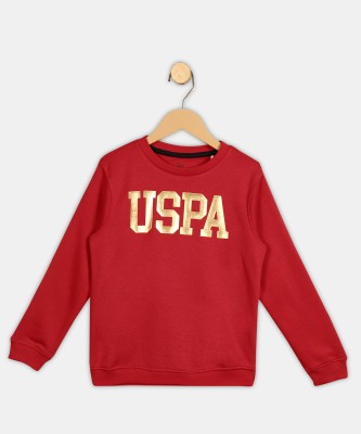 U.S. POLO ASSN. Full Sleeve Printed Boys Sweatshirt