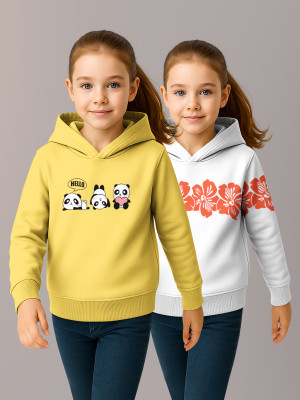 Hellcat Full Sleeve Printed Girls Sweatshirt
