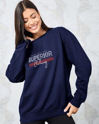 AUSK Full Sleeve Printed Women Sweatshirt
