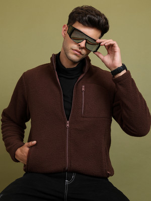 HIGHLANDER Full Sleeve Self Design Men Sweatshirt