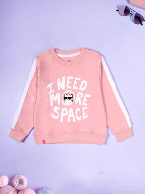Kiddo Pnti Full Sleeve Printed Girls Sweatshirt
