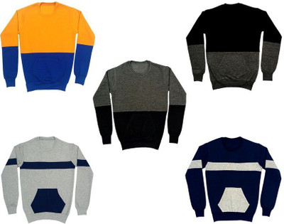 AE Trends Full Sleeve Solid Boys Sweatshirt