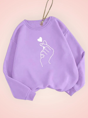 Draxstar Prime Full Sleeve Solid Women Sweatshirt