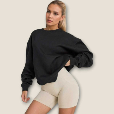 HouseOfCommon Full Sleeve Solid Women Sweatshirt