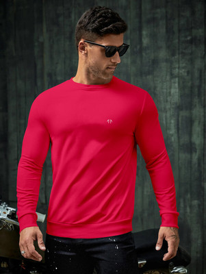 Triptee Full Sleeve Solid Men Sweatshirt