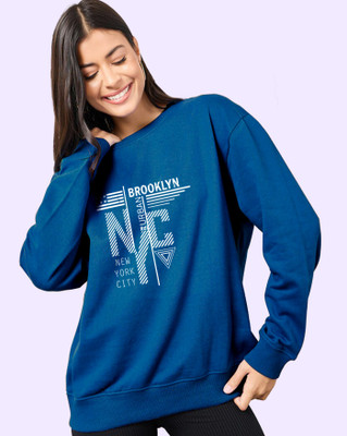 AUSK Full Sleeve Printed Women Sweatshirt