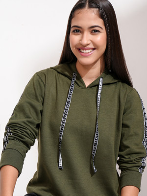 Tokyo Talkies Full Sleeve Solid Women Sweatshirt