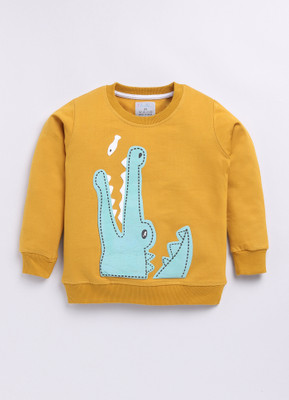 LIL KNOTS Full Sleeve Printed Boys & Girls Sweatshirt