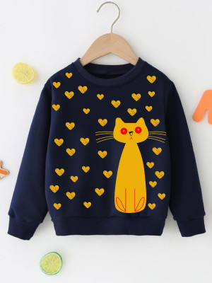 FASTCRY Full Sleeve Graphic Print Baby Boys & Baby Girls Sweatshirt